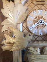 Load image into Gallery viewer, VINTAGE - Hubert Herr “Feeding Birds” Cuckoo Clock