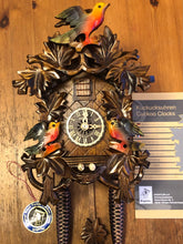 Load image into Gallery viewer, NEW IN STOCK : Colorful “Bird’s Nest” Cuckoo Clock with one day movement