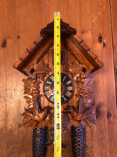 Load image into Gallery viewer, VINTAGE : Hönes Well Carved Eight Day Chalet with Bird’s Nest