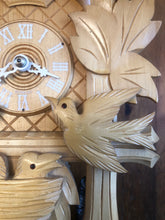Load image into Gallery viewer, VINTAGE - Hubert Herr “Feeding Birds” Cuckoo Clock