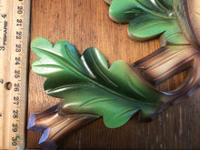 Load image into Gallery viewer, NEW - Hunter Clock Top Trim with Green Oak Leaves