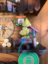 Load image into Gallery viewer, VINTAGE - Hekas Chalet Cuckoo Clock with Rescue Dog
