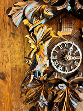 Load image into Gallery viewer, NEW IN STOCK - Traditional Cuckoo with Ornate Carvings (birds and leaves)