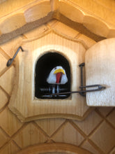 Load image into Gallery viewer, VINTAGE - Hubert Herr “Feeding Birds” Cuckoo Clock