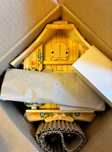 Load image into Gallery viewer, NEW IN STOCK- Quartz Chalet Cuckoo Clock with Hand painted details (with music)