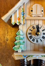 Load image into Gallery viewer, NEW IN STOCK- Quartz Chalet Cuckoo Clock with Hand painted details (with music)