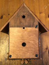 Load image into Gallery viewer, VINTAGE : Hönes Well Carved Eight Day Chalet with Bird’s Nest