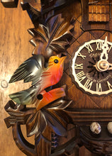 Load image into Gallery viewer, NEW IN STOCK : Colorful “Bird’s Nest” Cuckoo Clock with one day movement
