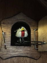 Load image into Gallery viewer, VINTAGE : Eight Day Chalet Cuckoo Clock with Moving Deer and Forest Details