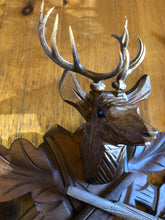 Load image into Gallery viewer, VINTAGE : Schneider Eight Day Hunter’s Style Cuckoo Clock (Large)