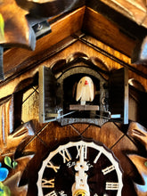 Load image into Gallery viewer, NEW IN STOCK - Quartz Traditional Cuckoo Clock with Handpainted Edelweiss Flowers (with music)