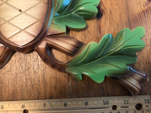 Load image into Gallery viewer, NEW - Hunter Clock Top Trim with Green Oak Leaves