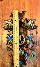 Load image into Gallery viewer, NEW IN STOCK - Quartz Traditional Cuckoo Clock with Handpainted Edelweiss Flowers (with music)