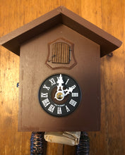 Load image into Gallery viewer, NEW - “New Old Stock” Hubert Herr “Schnitzrein” Cuckoo Clock