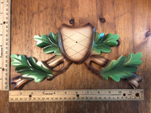 Load image into Gallery viewer, NEW - Hunter Clock Top Trim with Green Oak Leaves