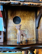 Load image into Gallery viewer, NEW IN STOCK- Musical Quartz Chalet Cuckoo Clock with Figurines
