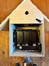 Load image into Gallery viewer, NEW IN STOCK- Quartz Chalet Cuckoo Clock with Hand painted details (with music)