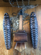 Load image into Gallery viewer, VINTAGE - Hekas Chalet Cuckoo Clock with Rescue Dog