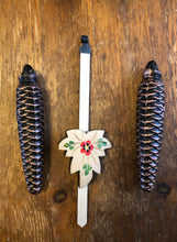 Load image into Gallery viewer, NEW IN STOCK : Traditional Cuckoo Clock with Natural Wood Finish and Hand painted Flowers