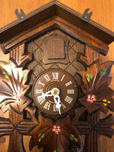 Load image into Gallery viewer, VINTAGE : Schneider Hand Painted One Day Cuckoo Clock