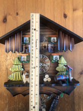 Load image into Gallery viewer, VINTAGE - Hekas Chalet Cuckoo Clock with Rescue Dog