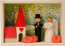 Load image into Gallery viewer, Handmade Wooden Congratulation Box - Wedding