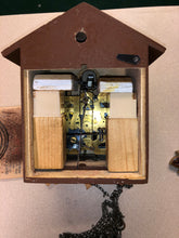 Load image into Gallery viewer, VINTAGE- Small Oak Colored Cuckoo Clock