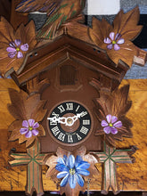 Load image into Gallery viewer, VINTAGE- Custom Painted One Day Cuckoo Clock
