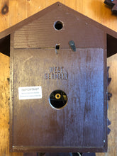 Load image into Gallery viewer, VINTAGE : Hubert Herr One Day Cuckoo Clock with Moving Owls
