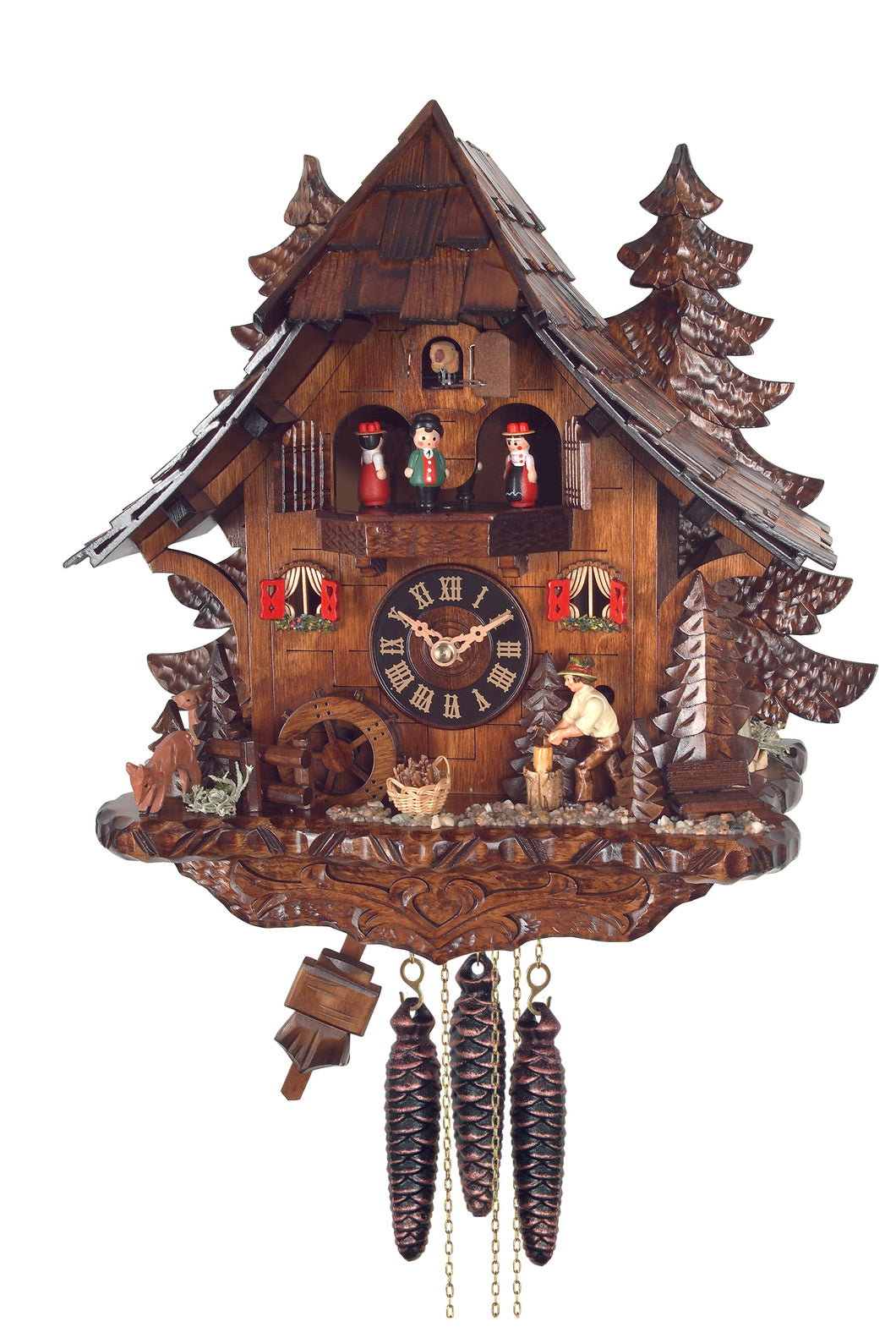 Carved Chalet with Music and Moving Parts (one and eight day)