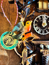 Load image into Gallery viewer, NEW IN STOCK- Quartz Traditional Cuckoo Clock with Colorful Birds and Nest (with music)
