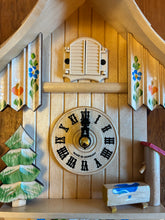 Load image into Gallery viewer, NEW IN STOCK- Quartz Chalet Cuckoo Clock with Hand painted details (with music)
