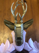 Load image into Gallery viewer, NEW IN STOCK : Traditional Quartz Cuckoo Clock with Pink and Gold Accents - with music
