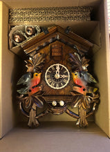 Load image into Gallery viewer, NEW IN STOCK : Colorful “Bird’s Nest” Cuckoo Clock with one day movement
