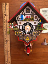Load image into Gallery viewer, New Miniature Swinging Doll Clock (Gingerbread House)
