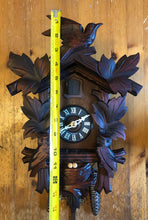 Load image into Gallery viewer, VINTAGE : Hubert Herr One Day Cuckoo Clock with Moving Owls
