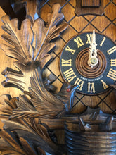 Load image into Gallery viewer, VINTAGE - 18 Inch Hönes Feeding Birds Cuckoo Clock (One Day)
