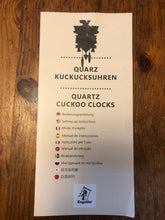 Load image into Gallery viewer, NEW IN STOCK (In US) -  Mantel Style Cuckoo Clock with Music (Quartz movement)
