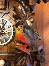 Load image into Gallery viewer, NEW IN STOCK : Colorful “Bird’s Nest” Cuckoo Clock with one day movement
