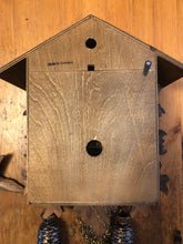 Load image into Gallery viewer, VINTAGE : Well Carved Eight Day Traditional Cuckoo Clock
