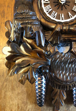 Load image into Gallery viewer, NEW IN STOCK : Musical Hunter’s Cuckoo Clock with Quartz Movement

