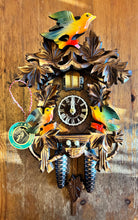 Load image into Gallery viewer, NEW IN STOCK- Quartz Traditional Cuckoo Clock with Colorful Birds and Nest (with music)
