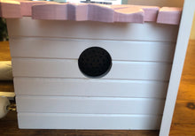 Load image into Gallery viewer, NEW IN STOCK : Traditional Quartz Cuckoo Clock with Pink and Gold Accents - with music
