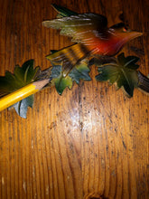 Load image into Gallery viewer, VINTAGE : Small, Uniquely Painted Cuckoo Clock (one day movement)
