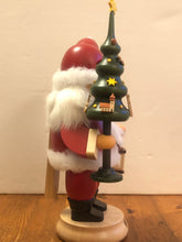 Load image into Gallery viewer, NEW - Handmade German Nutcracker “Santa Claus with Tree”
