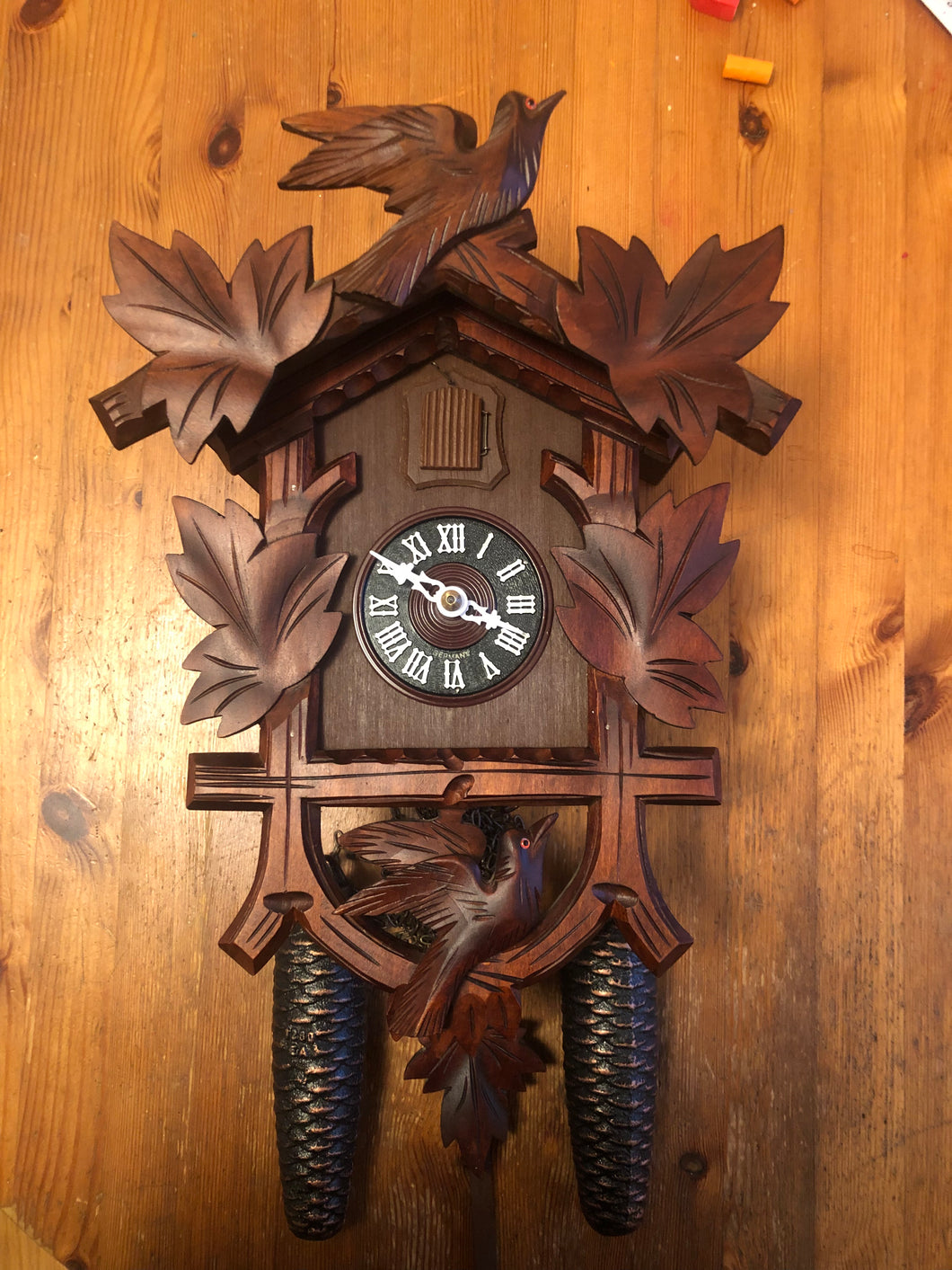 VINTAGE - Hubert Herr 8 Day Cuckoo Clock