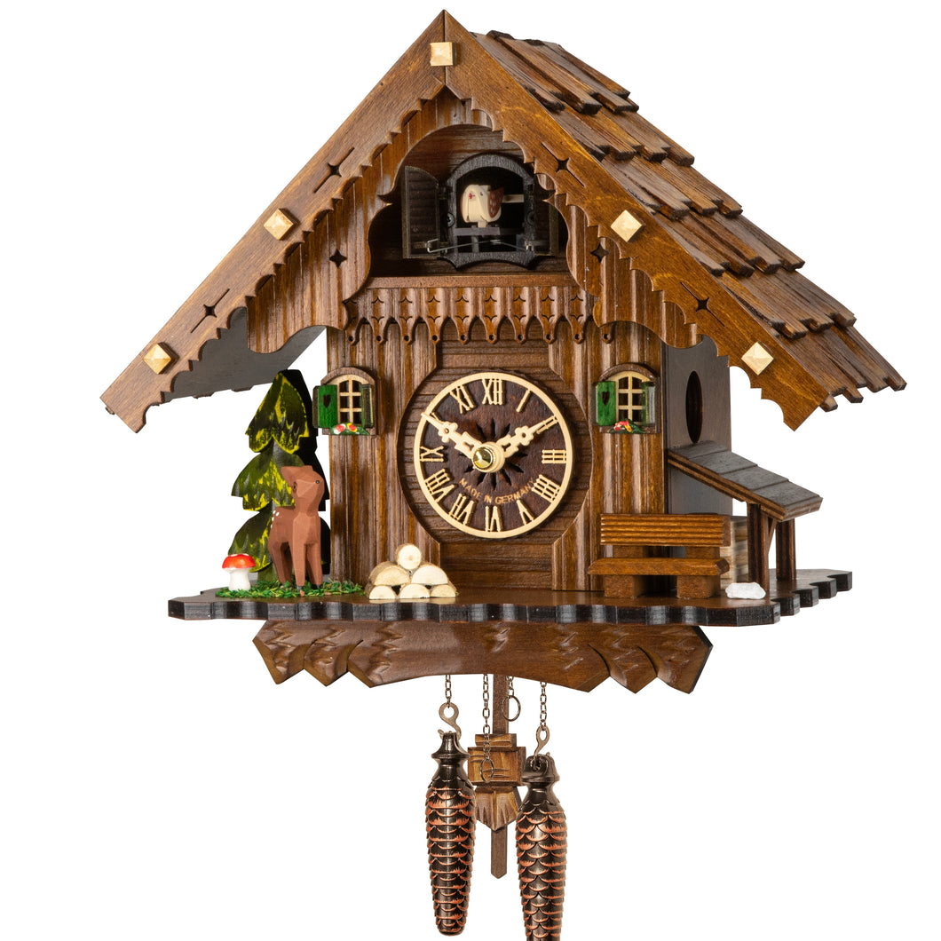 NEW - Carved Chalet with Deer