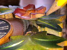 Load image into Gallery viewer, VINTAGE : Small, Uniquely Painted Cuckoo Clock (one day movement)
