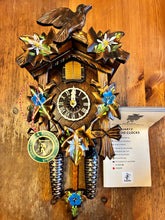 Load image into Gallery viewer, NEW IN STOCK - Quartz Traditional Cuckoo Clock with Handpainted Edelweiss Flowers (with music)

