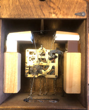 Load image into Gallery viewer, VINTAGE : Well Carved Traditional One Day Cuckoo Clock with Bird’s Nest
